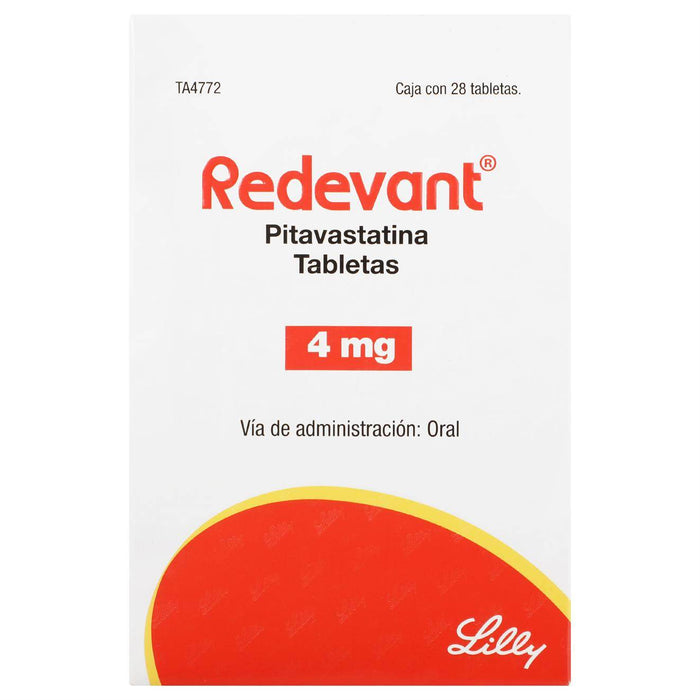 Redevant 4Mg Con 28 Tabletas (Pitavastatina) - WeCare Pharma