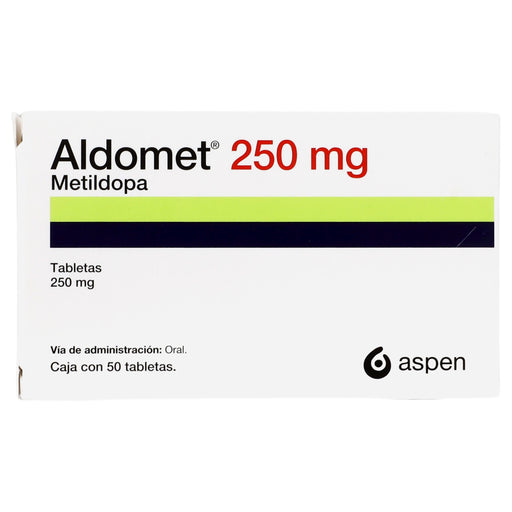 Aldomet 250Mg Con 50 Tabletas (Metildopa) 1 - 7502209850873