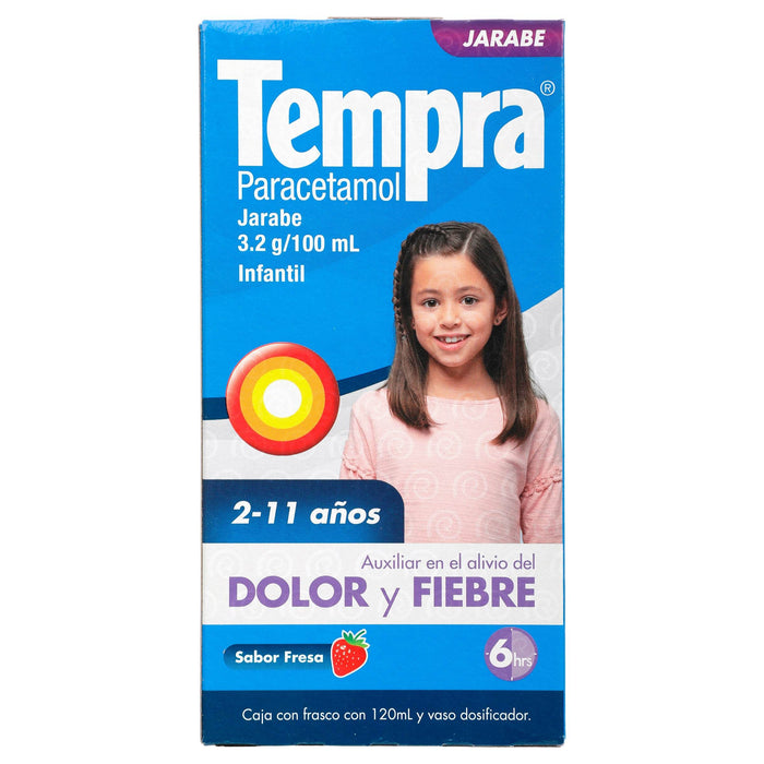 Tempra Infantil Jarabe 3.2G/100Ml 120Ml (Paracetamol) - WeCare Pharma