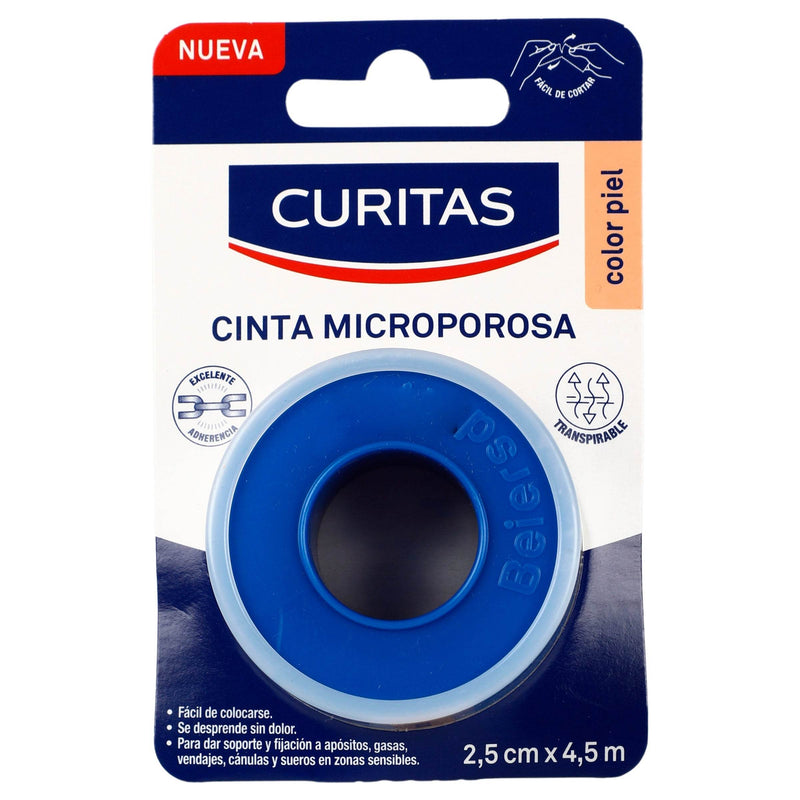 Cinta Microporosa Curitas Piel 2.5Cmx4.5Cm - WeCare Pharma