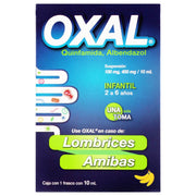 Oxal Inf Suspensión 400Mg/100Ml 10Ml (Quinfamida/Albendazol) - WeCare Pharma