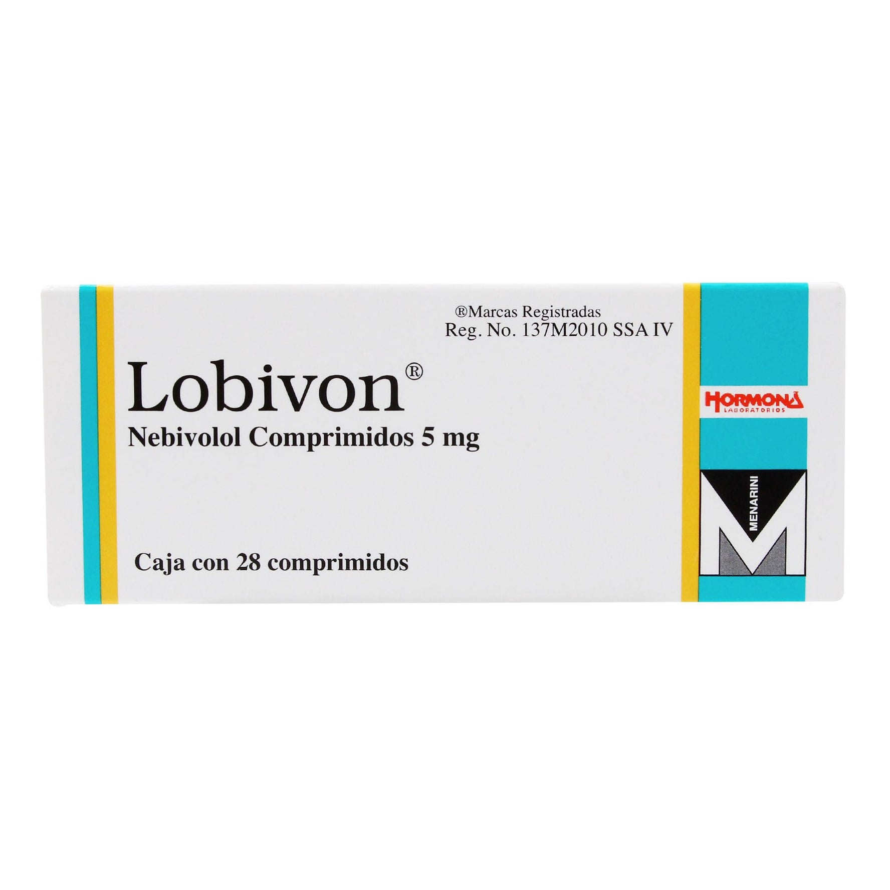 Lobivon 5Mg Con 28 Comprimidos (Nebivolol) 1 - 7501385494918