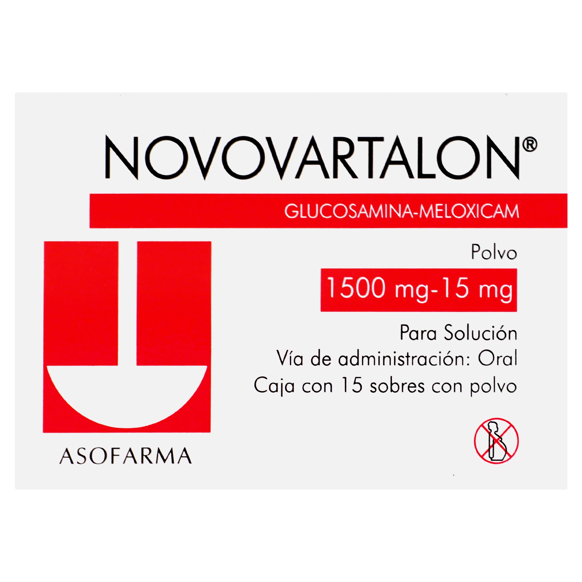 Novovartalon Sobre 1500Mg/15Mg Con 15 (Glucosamina/Meloxicam) 1 - 7501871721207