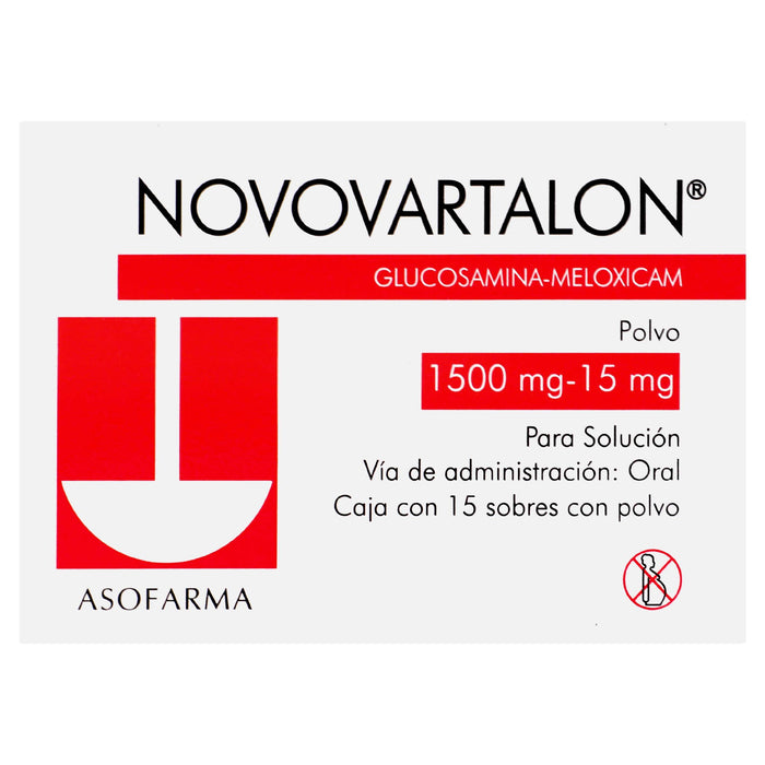 Novovartalon Sobre 1500Mg/15Mg Con 15 (Glucosamina/Meloxicam) - WeCare Pharma