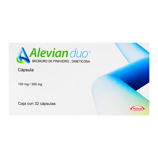 Alevian Duo 100Mg/300Mg Con 32 Capsulas (Pinaverio/Dimeticona) 1 - 7501092777212