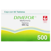 Dimefor 500Mg Con 60 Tabletas (Metformina) - WeCare Pharma