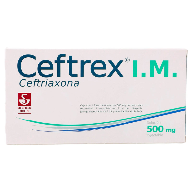 Ceftrex Im Frasco 500Mg Con 1 Ampulas (Ceftriaxona) - WeCare Pharma
