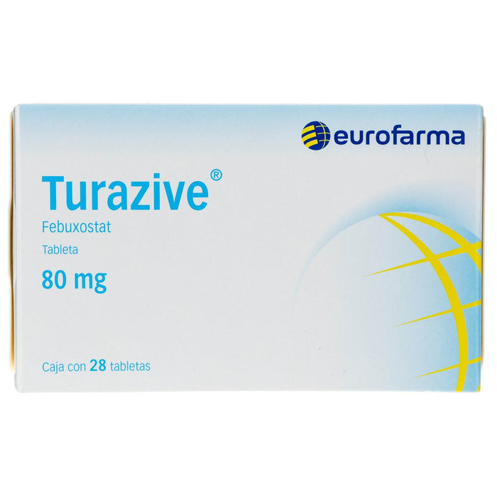 Turazive (Febuxostat) 80Mg Tabletas Con 28 Euro - WeCare Pharma