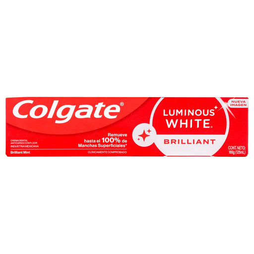Colgate Pasta Dental Luminous White Brilliant 125Ml - WeCare Pharma