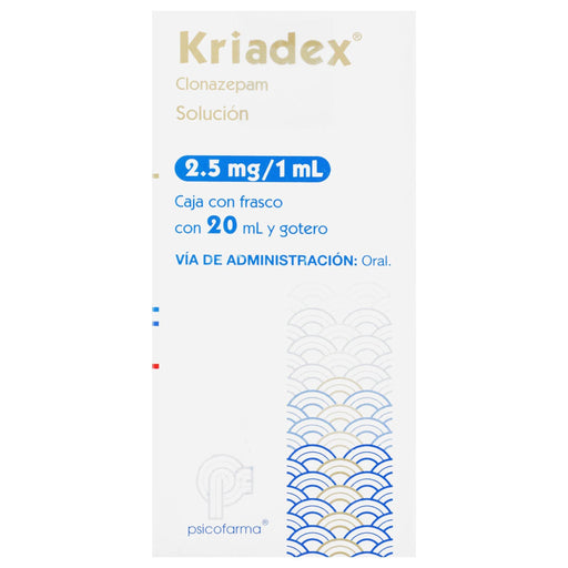 Kriadex (Clonazepam) Solución 2.5Mg/Ml 20Ml - WeCare Pharma