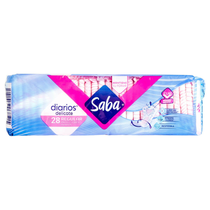 Protectores Saba Diarios Delicate Regulares Con 28 - WeCare Pharma