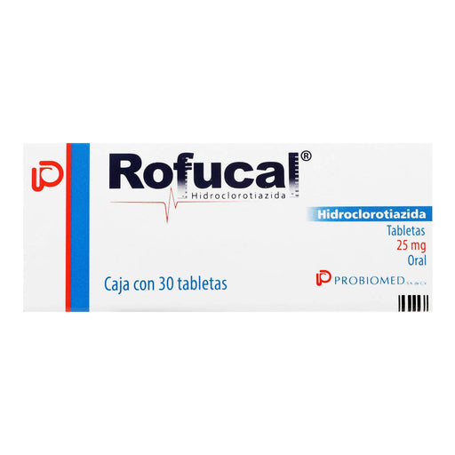 Rofucal 25Mg Con 30 Tabletas (Hidroclorotiazida) - WeCare Pharma