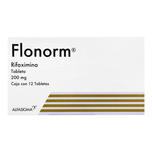 Flonorm 200Mg Con 12 Tabletas (Rifaximina) - WeCare Pharma