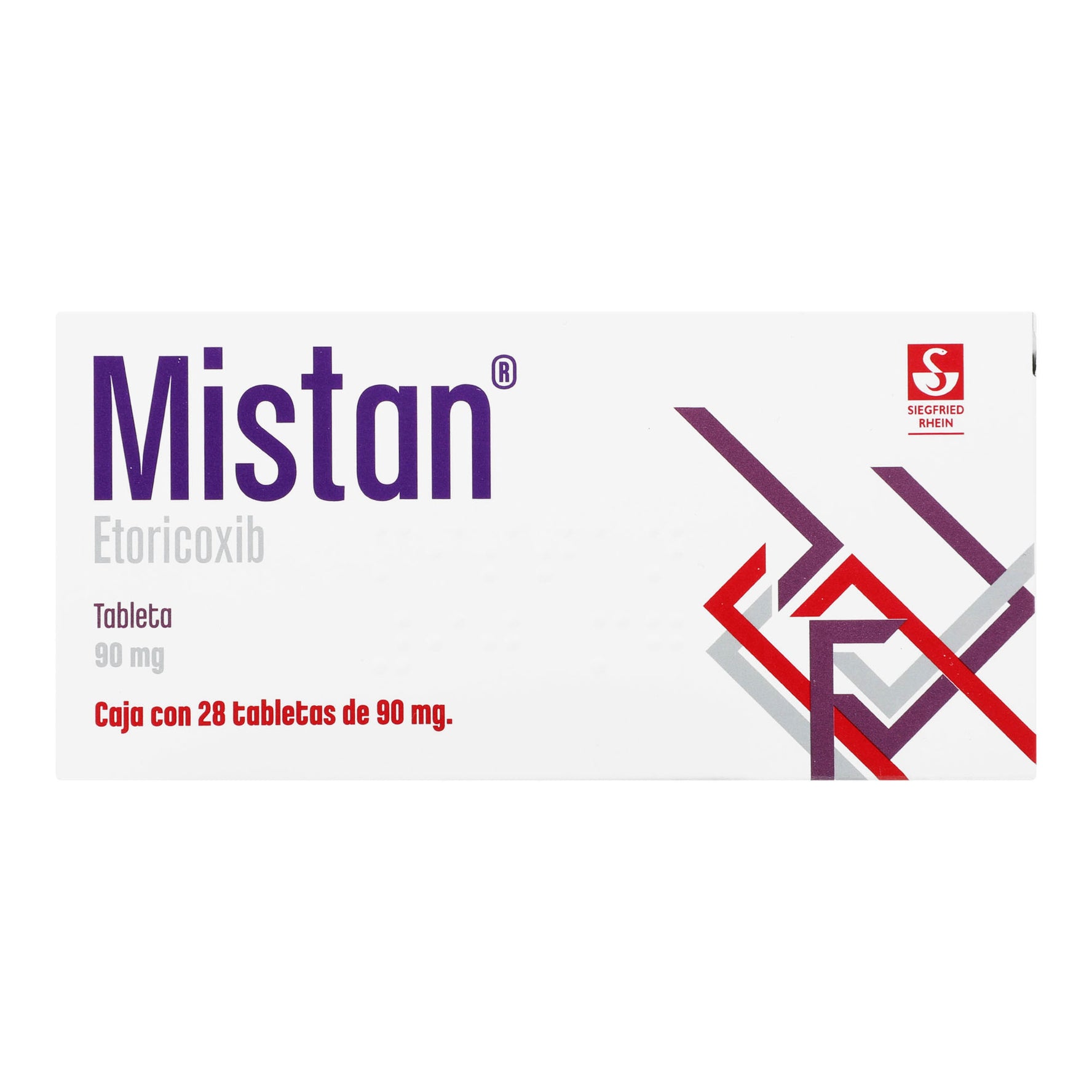 Mistan 90Mg Con 28 Tabletas (Etoricoxib) 1 - 7501300420725