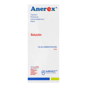 Anerex Solución 115Ml (Tiamina/Piridoxina/Cianocobalamina/Hierro) - WeCare Pharma
