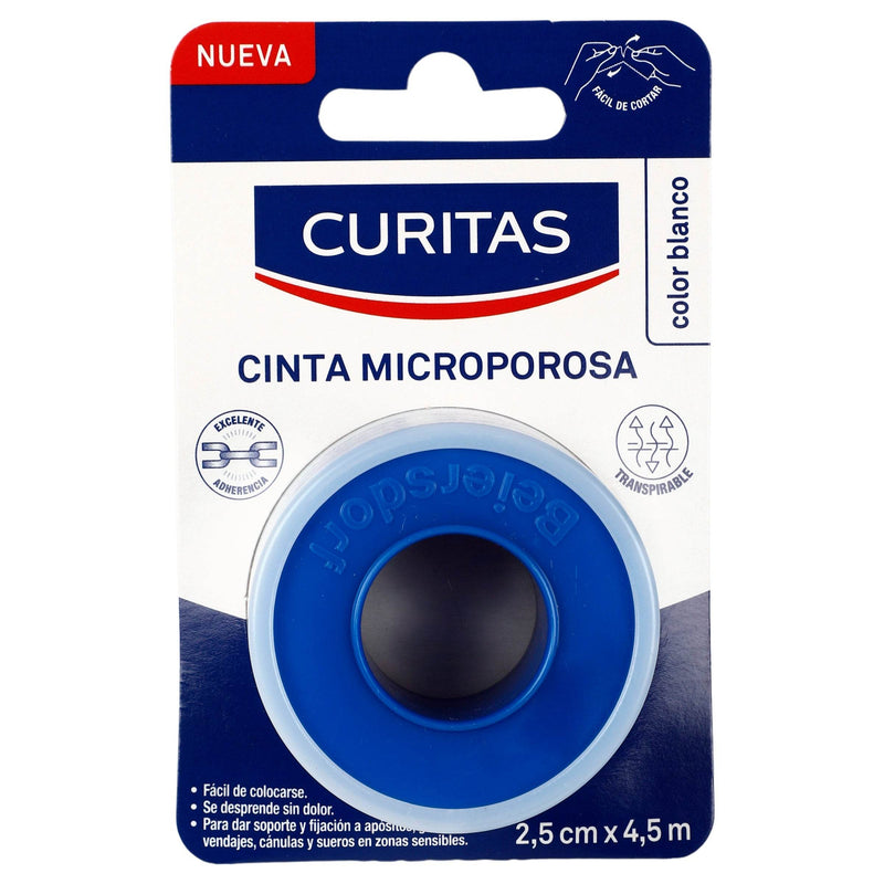 Cinta Microporosa Curitas Blanco 2.5Cmx4.5M - WeCare Pharma