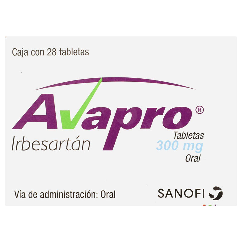 Avapro 300Mg Con 28 Tabletas (Irbesartan) - WeCare Pharma