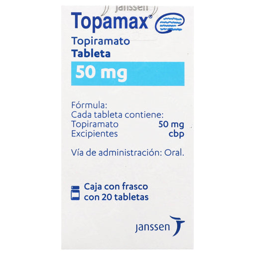 Topamax 50Mg Con 20 Tabletas (Topiramato) - WeCare Pharma