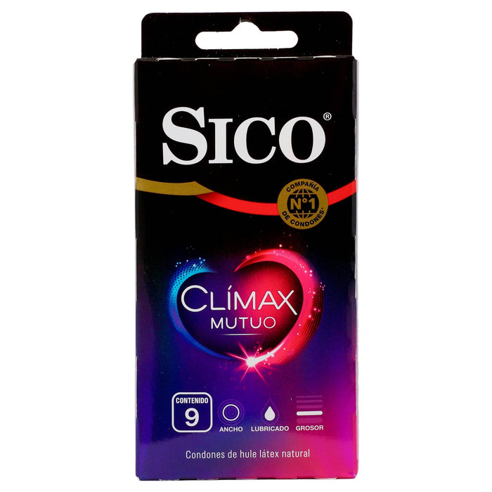 Condón Sico Climax Mutuo Con 9 - WeCare Pharma