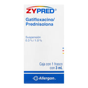 Zypred Gotas 0.3%/1% 3Ml (Gatifloxacino/Prednisolona) - WeCare Pharma