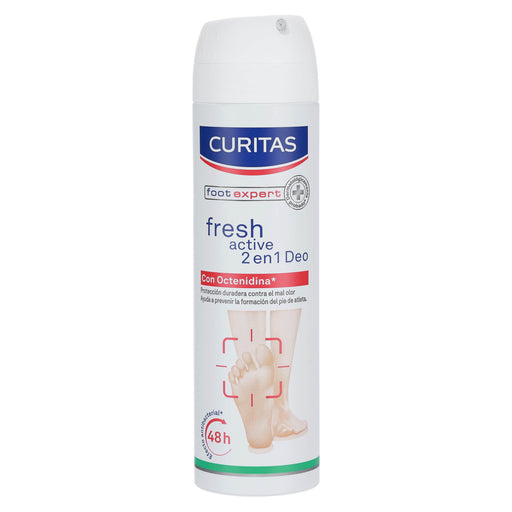 Desodorante Para Pies Curitas Frehs Spray 94G - WeCare Pharma