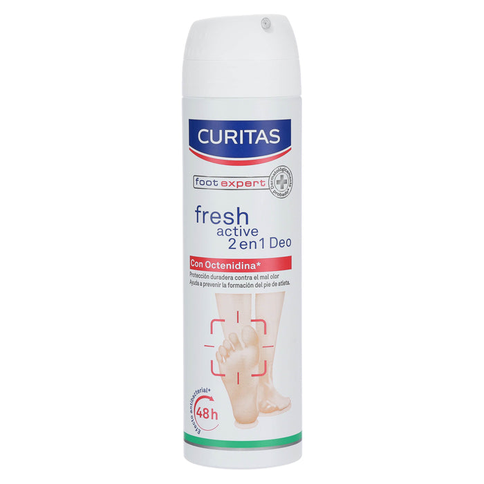 Desodorante Para Pies Curitas Frehs Spray 94G - WeCare Pharma