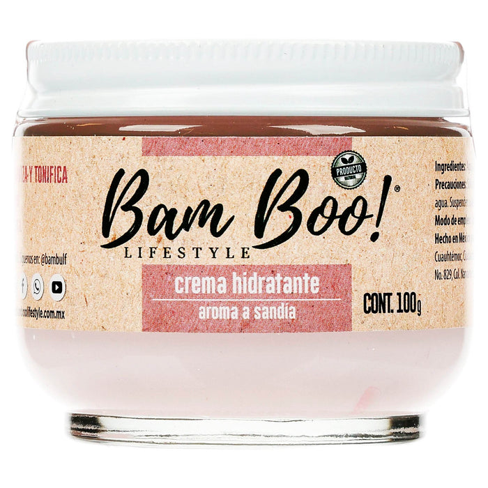 Bam Boo Crema Hidratante Sandia Con 100G - WeCare Pharma