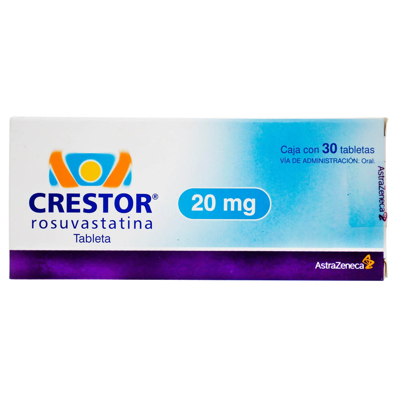 Crestor 20Mg Con 30 Tabletas (Rosuvastatina) - WeCare Pharma