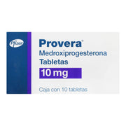 Provera 10Mg Con 10 Tabletas (Medroxiprogesterona) - WeCare Pharma