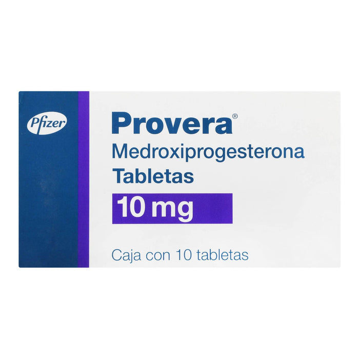 Provera 10Mg Con 10 Tabletas (Medroxiprogesterona) - WeCare Pharma