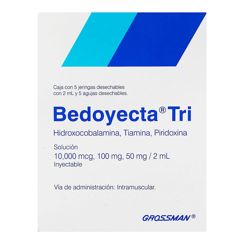 Bedoyecta Tri Syringe 10,000Mcg/100Mg/50Mg/2Ml With 5 (Hydroxocobalami — WeCare Pharma