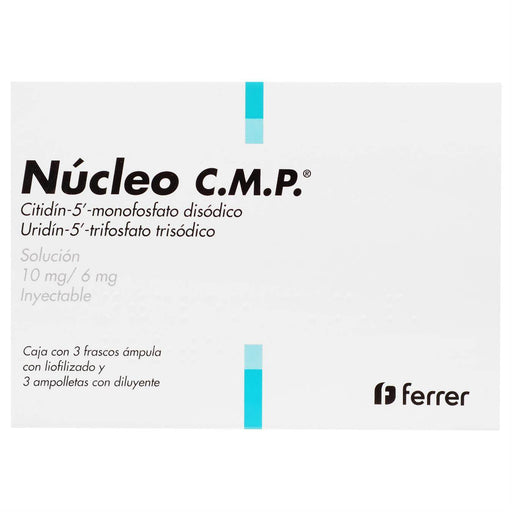 Nucleo C.M.P 10Mg/6Mg Con 3 Ampulas (Citidin 5/Uridin 5) - WeCare Pharma