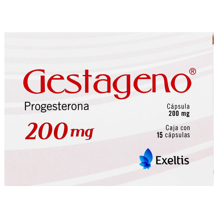 Gestageno 200Mg Con 15 Capsulas (Progesterona) - WeCare Pharma