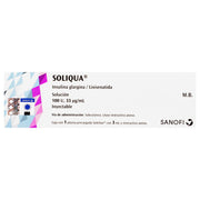 Soliqua (Insulina Glargina/Lixisenatida) Pluma 100Ml/33Mcg Con 1 - WeCare Pharma