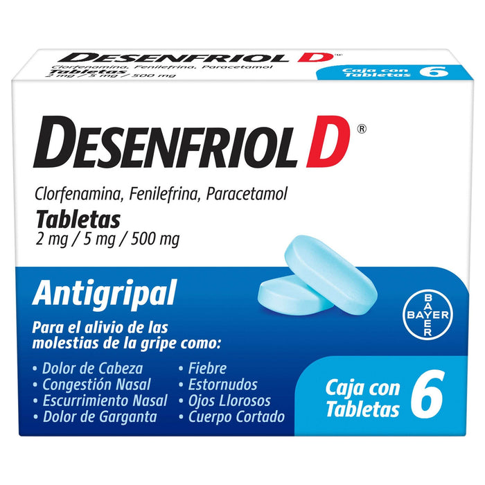 Desenfriol-D 2/5/500Mg Con 6 - WeCare Pharma