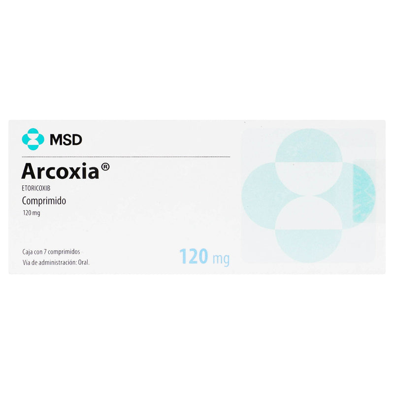 Arcoxia 120Mg Con 7 Comprimidos (Etoricoxib) - WeCare Pharma