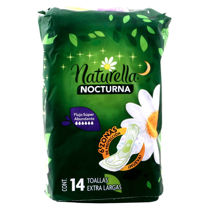 Toallas Sanitaria Naturella Super Abundante Con 14 - WeCare Pharma