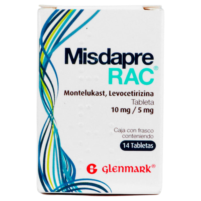 Misdapre Rac 10Mg/5Mg Con 14 Tabletas (Montelukast/Levocetirizina) - WeCare Pharma