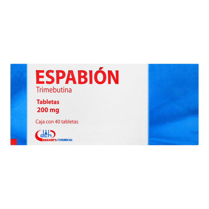 Espabion 200Mg Con 40 Tabletas (Trimebutina) 1 - 7501825300946