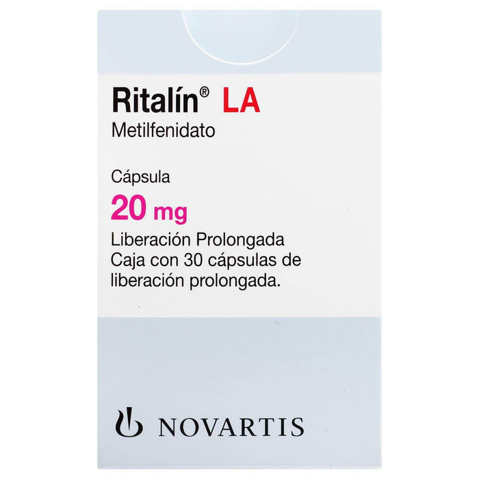 Ritalin La (Metilfenidato) Capsulas 20Mg Con 30 - WeCare Pharma