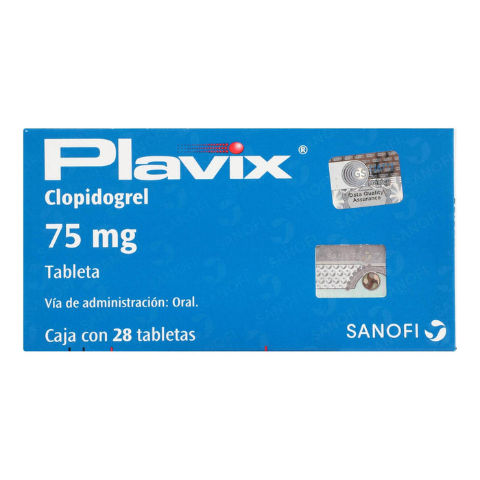 Plavix 75Mg Con 28 Tabletas (Clopidogrel) - WeCare Pharma