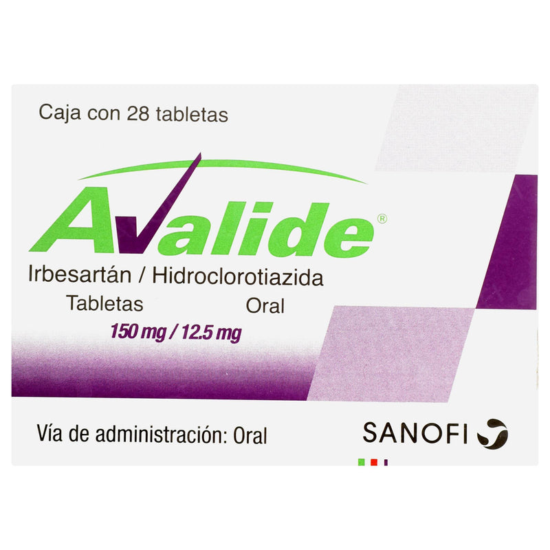Avalide 150/12.5Mg Con 28 Tabletas (Irbesartan/Hidroclorotiazida) - WeCare Pharma
