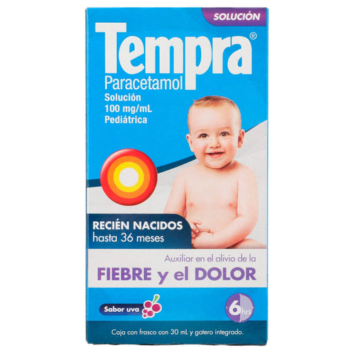 Tempra Ped Gotas 100Mg/Ml 30Ml (Paracetamol) - WeCare Pharma