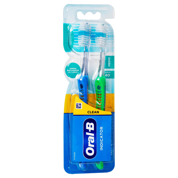Cepillo Dental Oral B Indic 40Med Prec Esp Con 2 - WeCare Pharma