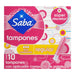 Tampones Saba Regular V-Compacto Con 10 - WeCare Pharma