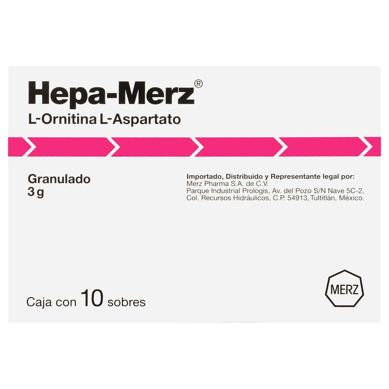 Hepa-Merz Gran 3G Con 10 (L-Ornitina/L-Aspartato) - WeCare Pharma