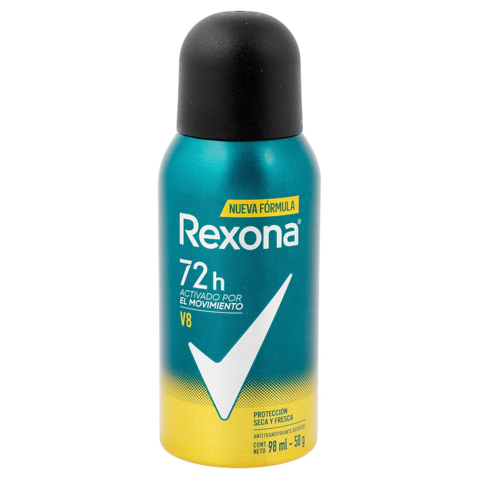 Antitranspirante Rexona V8 Aerosol Hombre 98Ml - WeCare Pharma