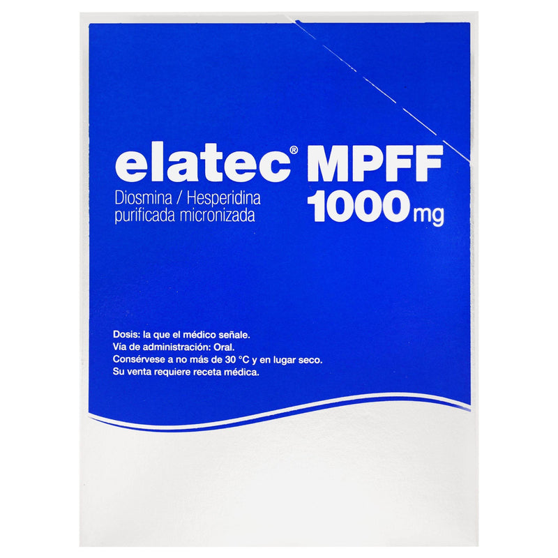 Elatec Mpff Sobres 1000Mg/10Ml Con 30 (Diosmina/Hesperidina) - WeCare Pharma