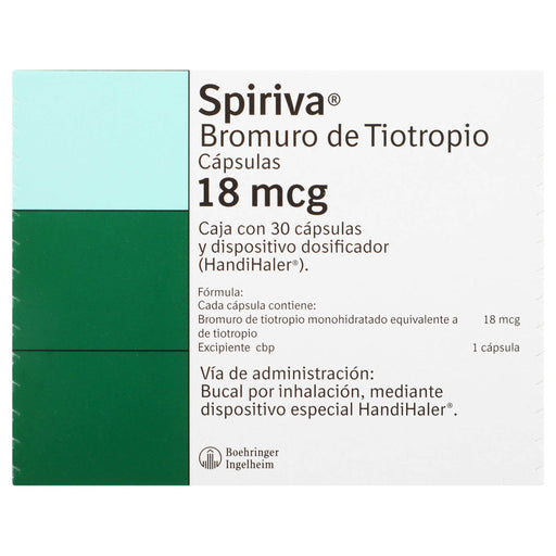 Spiriva 18Mcg Con 30 Con Disp Capsulas (Bromuro De Tiotropio) - WeCare Pharma