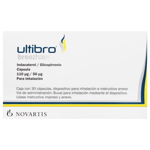 Ultibro Breezhaler 110Mcg /50Mcg Con 30 Capsulas (Indacaterol/Glicopirronio) - WeCare Pharma
